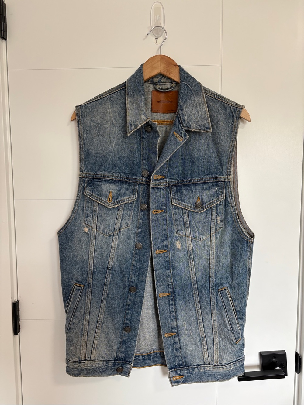 Sleevess Zara Denim Jacket - Size M